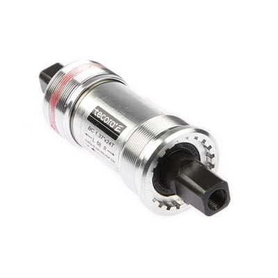 Boîtier de pédalier E 119 mm BSA acier aluminium argent