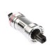 Boîtier de pédalier E 119 mm BSA acier aluminium argent