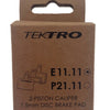 Blocs de frein à disque Tektro E1111 2 pistons 5 mm à faible bruit résine