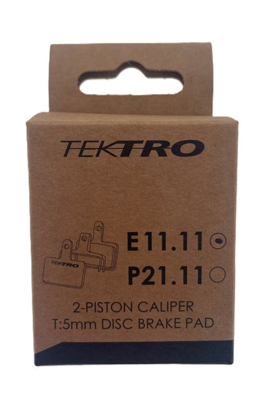 Blocs de frein à disque Tektro E1111 2 pistons 5 mm à faible bruit résine