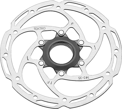 KT TR140-35 Rotor de disque de frein Ø140mm CentralLock Silver