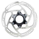 Rotor de frein à disque Tektro TR160-35 Ø160 mm, central, argent