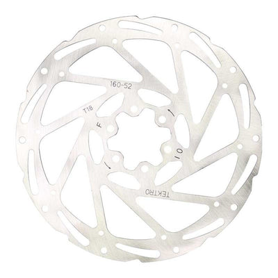 Rotor de frein à disque tektro tr160-52 Ø160 mm, argent