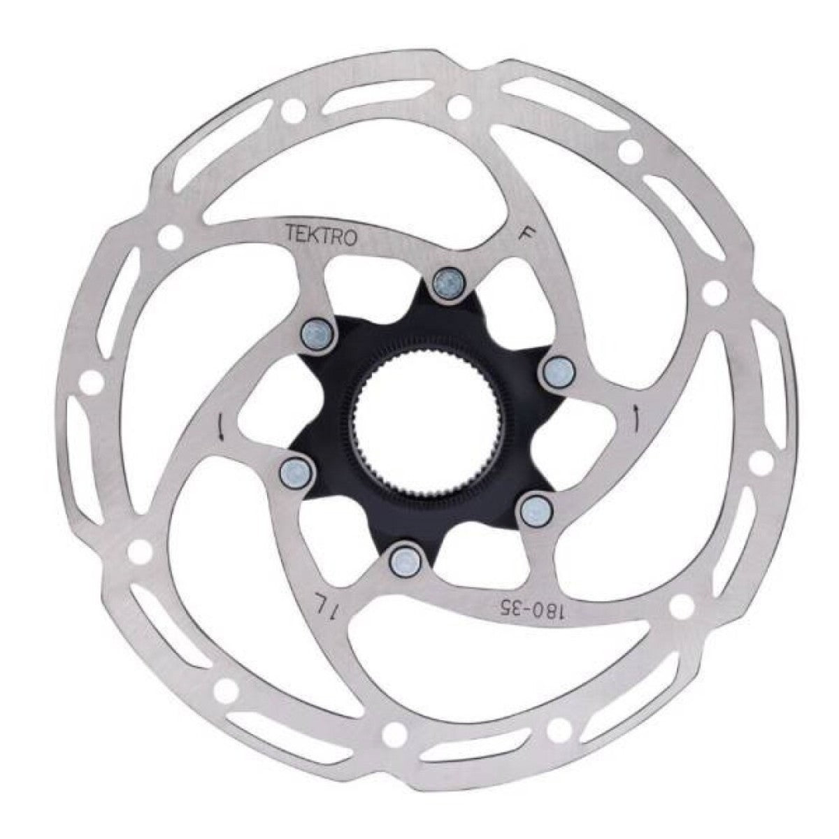 Rotor de frein à disque tectro tr180-35 Ø180 mm, central, argent
