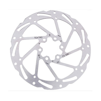 Rotor de frein à disque tektro tr180-52 Ø180x1,85 mm, argent