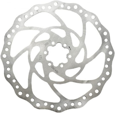 Rotor de frein à disque Tektro TR203-1 FLOW AIR POLYGON Ø203 mm, argent