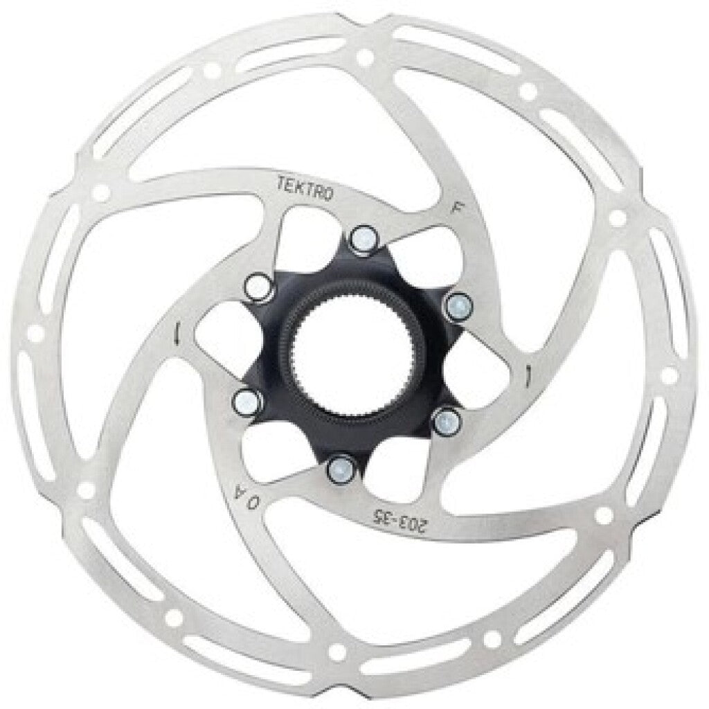 TEKTRO Brake Disc Tr203-35 Ø203 mm central argent (emballage d'atelier)