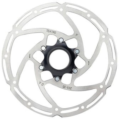 TEKTRO Brake Disc Tr203-35 Ø203 mm central argent (emballage d'atelier)