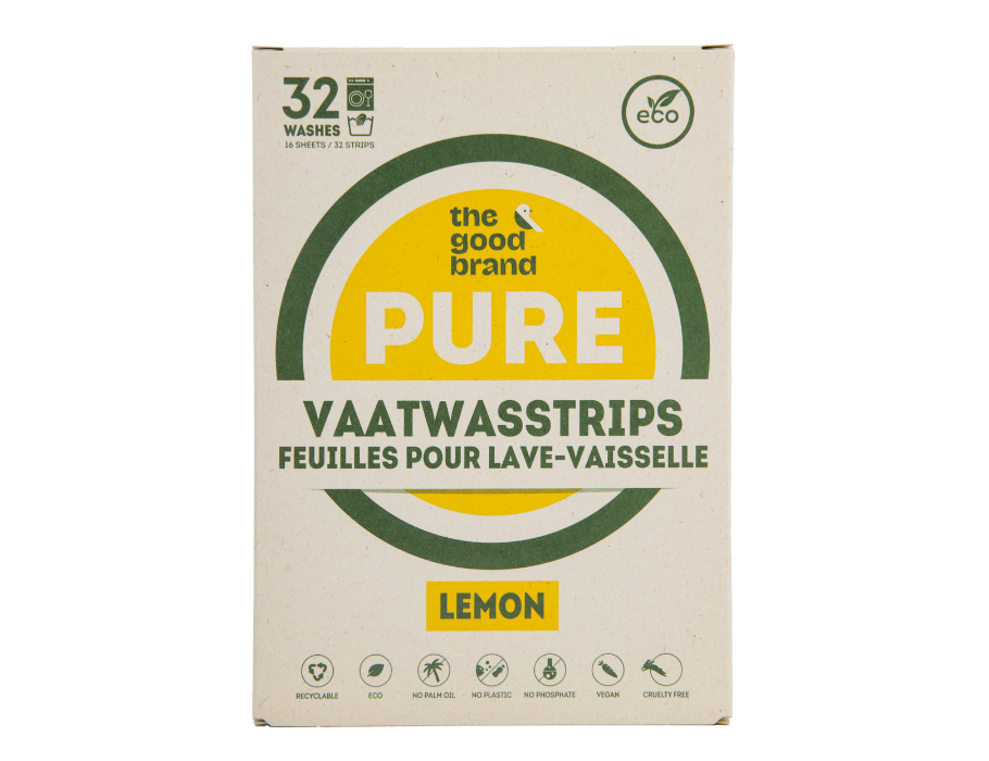 Lanières pour lave-vaisselle The Good Brand - citron - 32 pcs