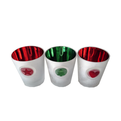 Set de photophores de Noël 3 pièces