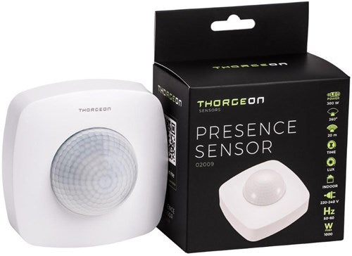 Thorgeon détecteur de présence apparent plafond 360 degrés blanc - 3900550