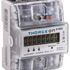 Compteur kWh Thorgeon triphasé numérique transparent 80a + impulsion - 4518255