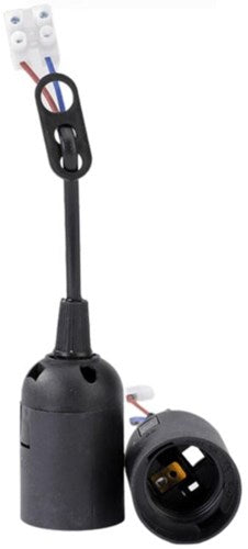 Douille Thorgeon e27 noire - fixation mobile - 6042641
