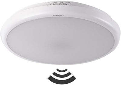 Plafonnier led Thorgeon 265mm blanc 16w tri-blanc ip65 + capteur - 5017775