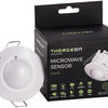 Thorgeon détecteur de mouvement radar encastrable au plafond 360 degrés blanc - 3900544