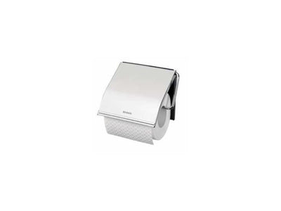 Porte-rouleau de papier toilette Brabantia en acier brillant