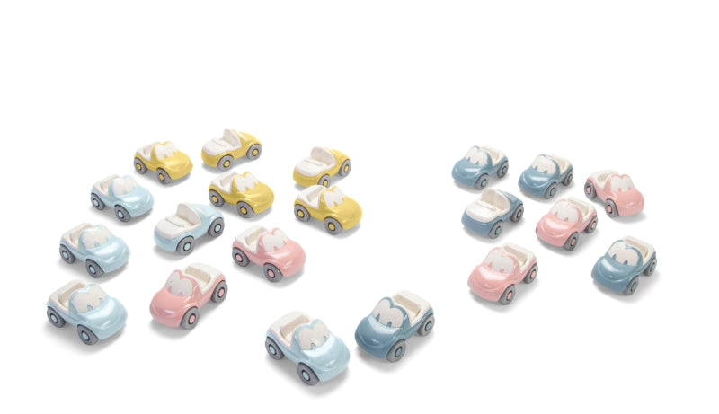 Dantoy petites voitures amusantes en bioplastique (20 pièces en set)