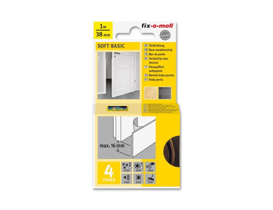 Fix-O-Moll Draft Pney Door blanc 38 mm