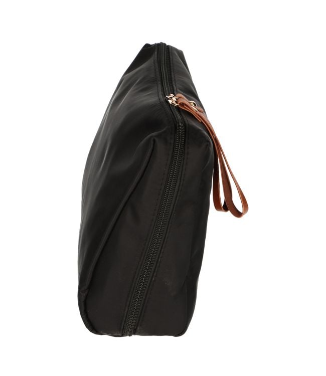 Sac de toilette Traveler Sac de beauté Brun noir 30 cm x 20cm
