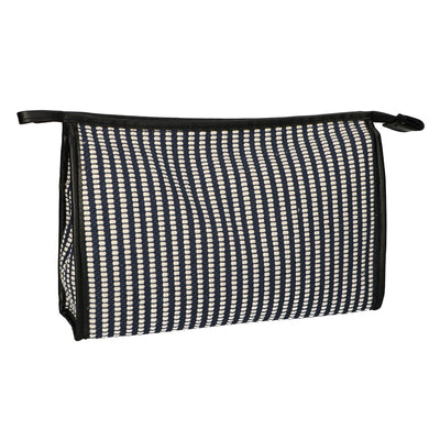 Bagure de toilette Traveler Stripe Blauw Creme 30x20cm