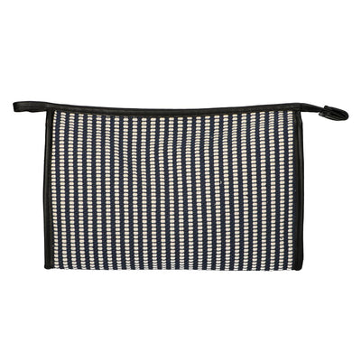Bagure de toilette Traveler Stripe Blauw Creme 30x20cm