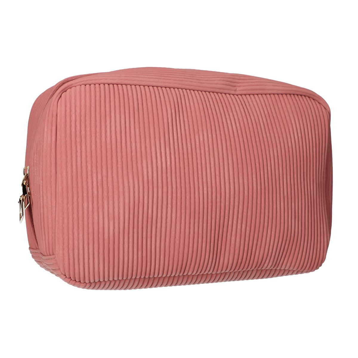 Traveler Toilet Sac Rib Tissu étanche rose 28x17cm