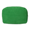 Voyageur de toilettes de toilette Tissu de côte vert 28x17cm