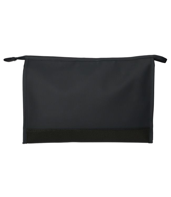 Sac de toilette voyageur en caoutchouc noir 35x24cm