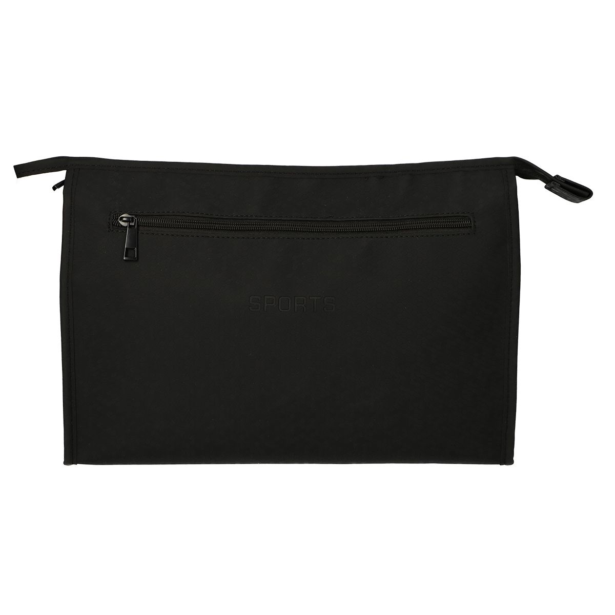 Bag de toilette Traveler Rits Horizontal Black 35x24 cm