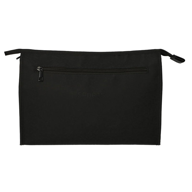 Bag de toilette Traveler Rits Horizontal Black 35x24 cm
