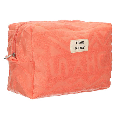 Trousse de toilette traveller éponge rose ensoleillé 21,5cm x 19cm