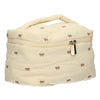 Trousse de beauté Traveler noeuds beige 24cm x 17cm