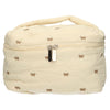Trousse de beauté Traveler noeuds beige 24cm x 17cm