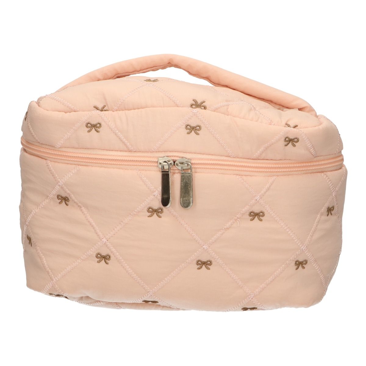 Trousse de beauté Traveler noeuds saumon 24cm x 17cm