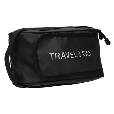 Trousse de toilette traveller travel go bleu foncé 15,5cm x 13,5cm
