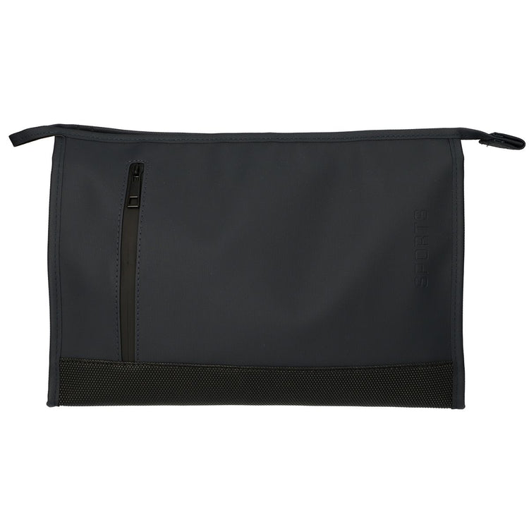 Trousse de toilette Traveler fond caoutchouc bleu foncé 30cm x 19,5cm