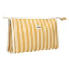 Trousse de toilette traveller été jaune rayé 29cm x 19,5cm