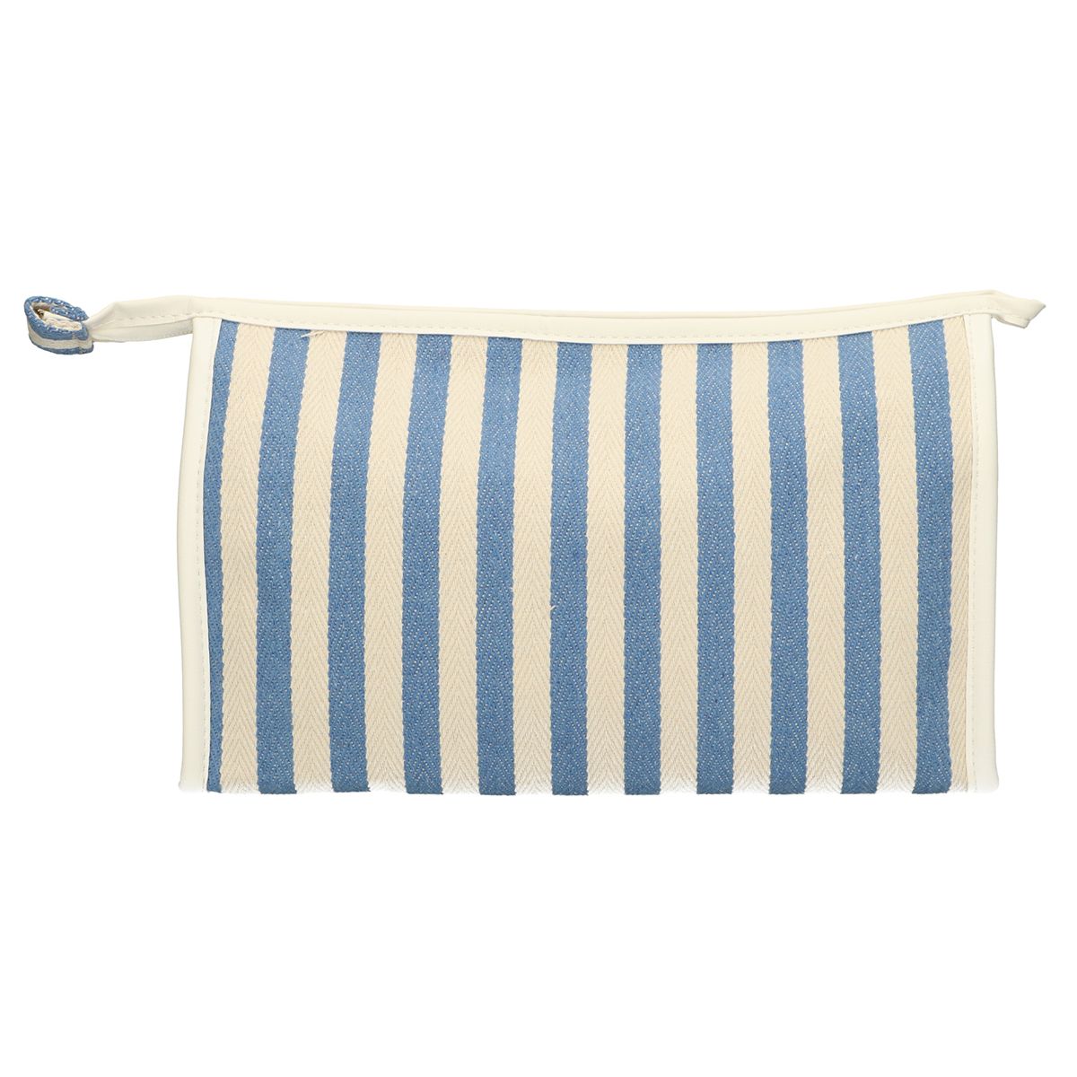 Trousse de toilette traveller été bleu rayé 29cm x 19,5cm
