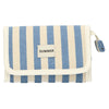 Sac miroir traveller été bleu rayé 17cm x 11cm