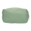 Trousse de beauté traveller rib imperméable vert menthe 20cm x 11,5cm