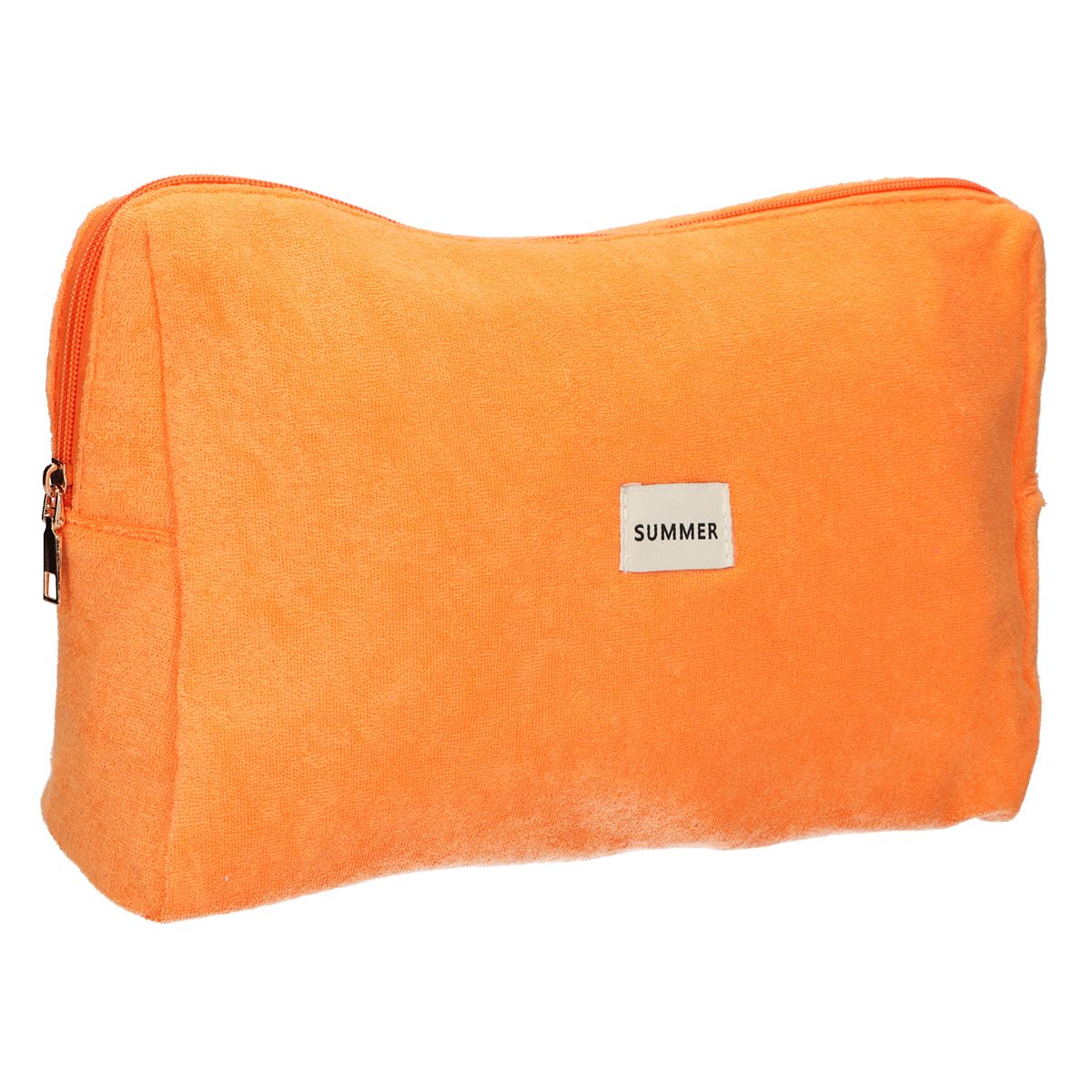 Trousse de toilette Traveler en tissu éponge orange 28cm x 20cm