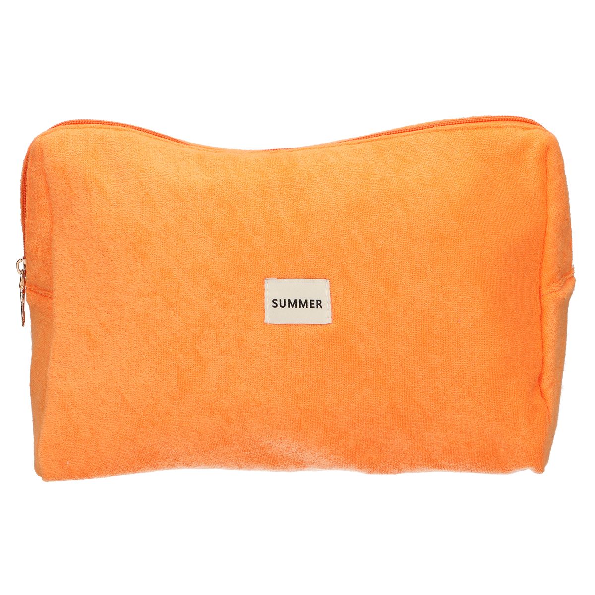 Trousse de toilette Traveler en tissu éponge orange 28cm x 20cm