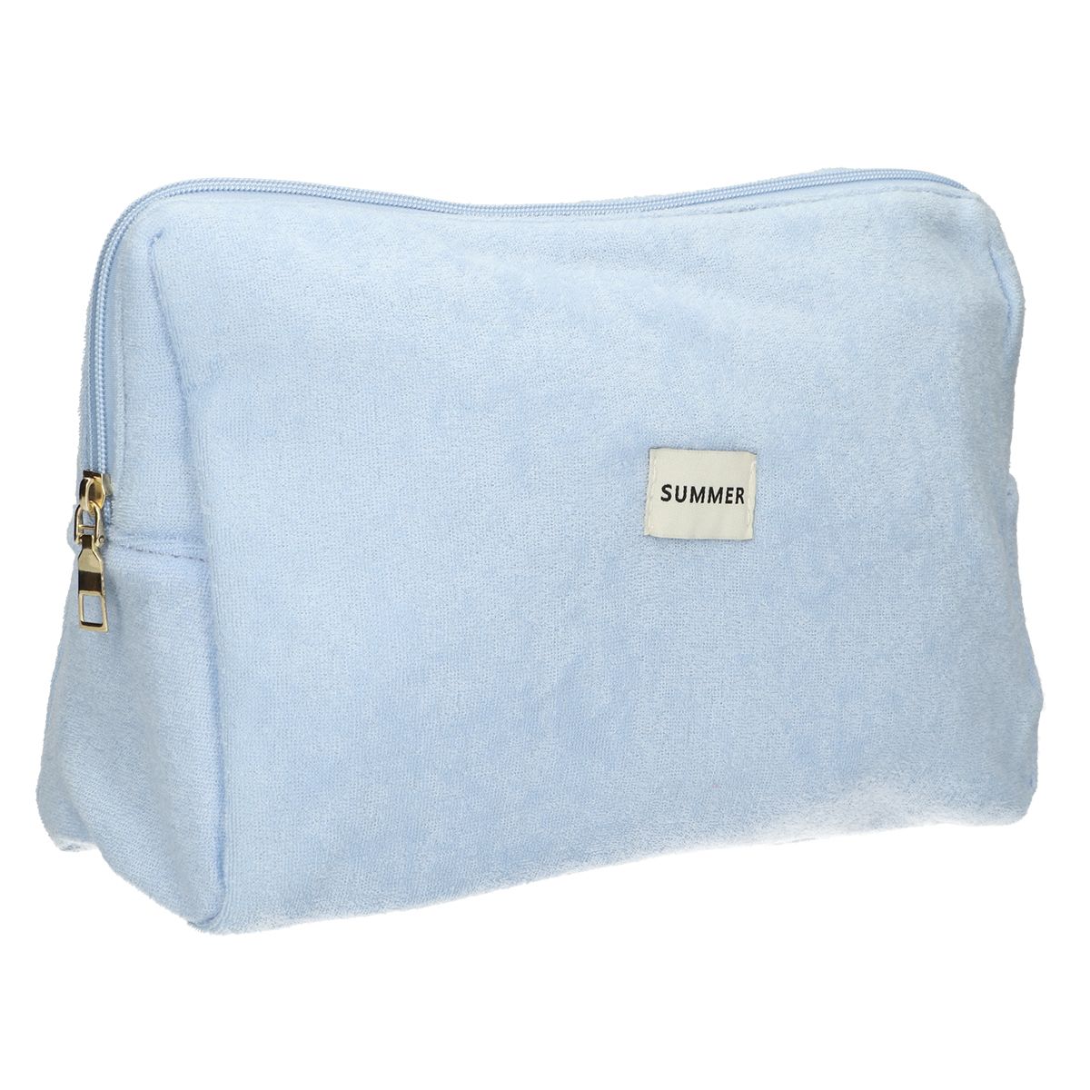 Trousse de toilette Traveler en tissu éponge bleu 28cm x 20cm