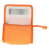 Sac miroir traveller en tissu éponge orange 16,5cm x 12cm