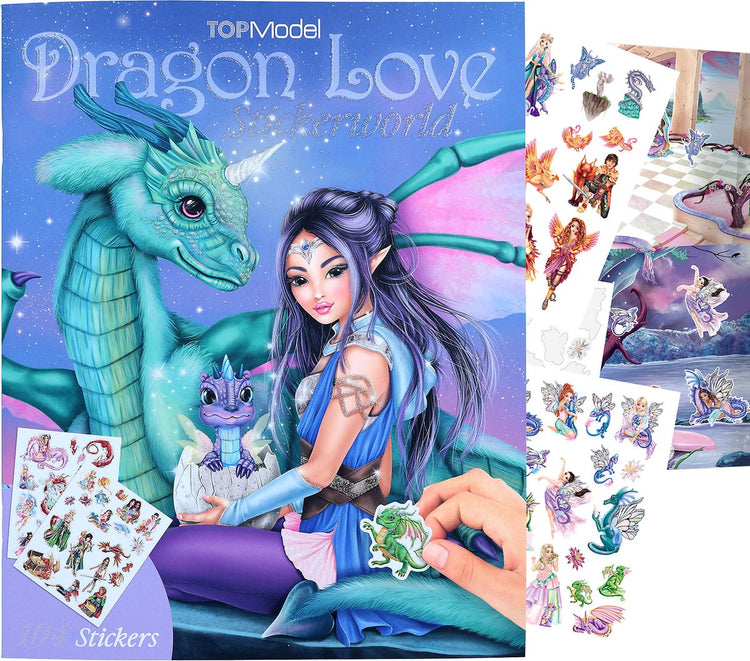 Top Model StickerWorld Stickerboek Dragon Love