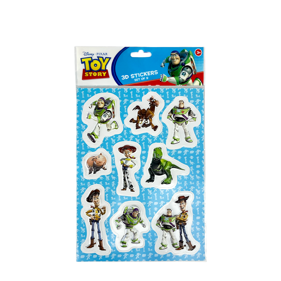 Autocollants 3D Toy Story Toy Story 9 pièces
