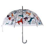Chats et chiens parapluie transparent - afbeelding 1