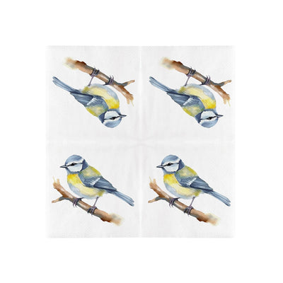 Serviettes design Esschert mésange bleue