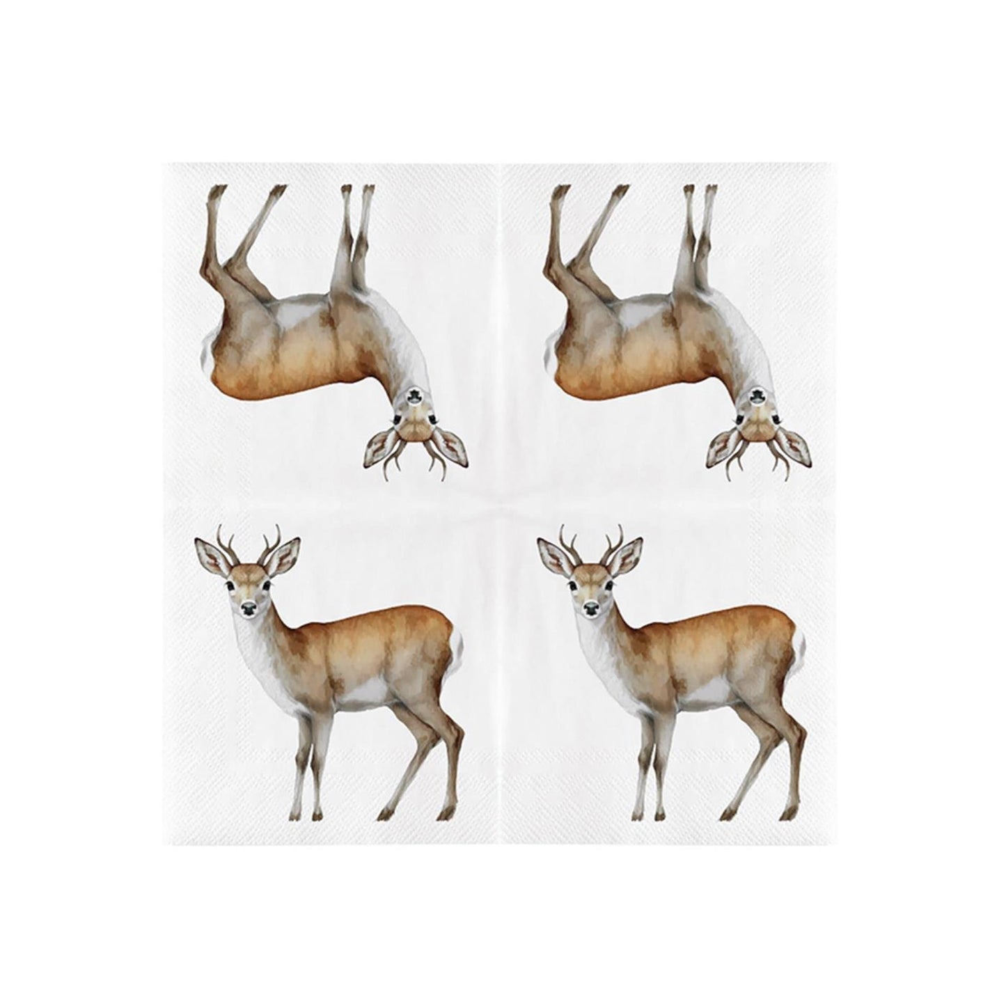 Esschert serviettes design cerf 33x33cm