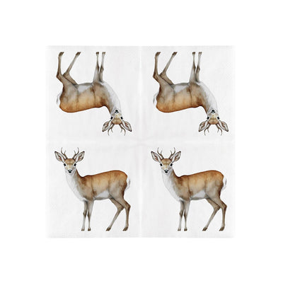 Esschert serviettes design cerf 33x33cm